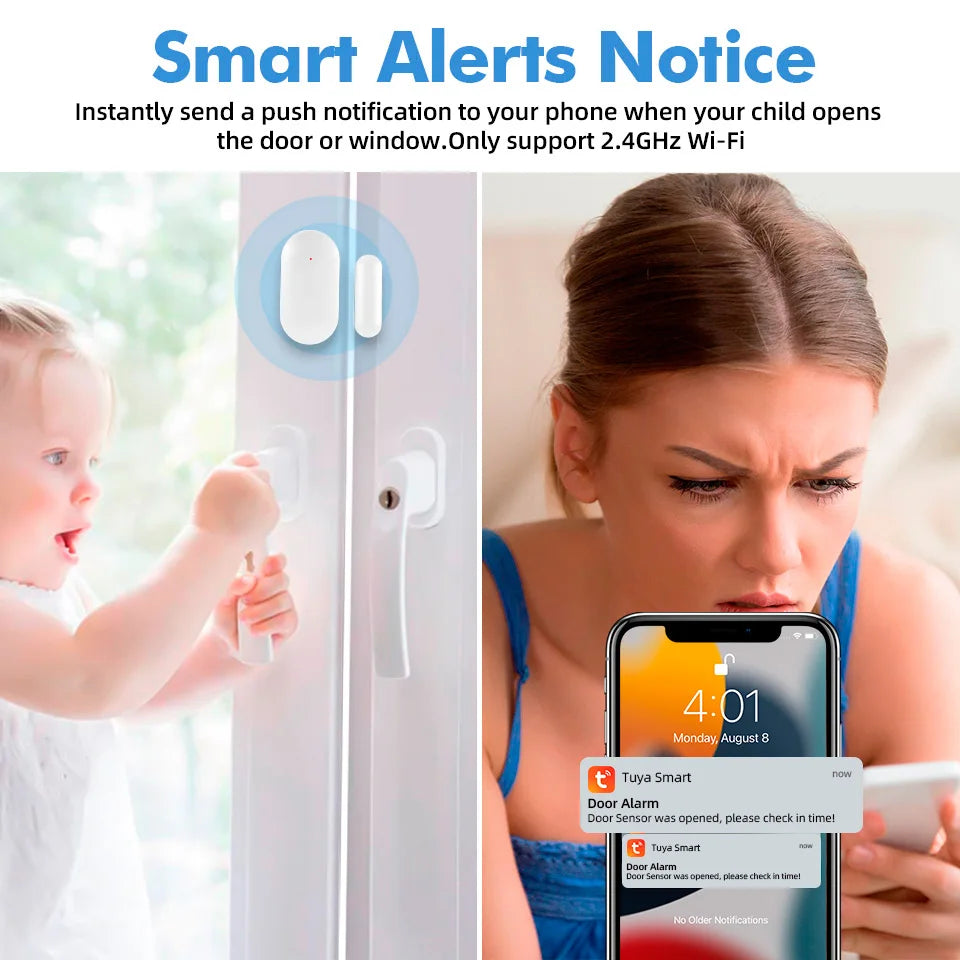 KERUI Smart WiFi Alarm Kit with Siren and Motion Sensor